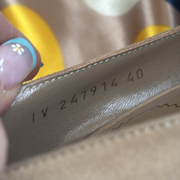 Yves Saint Laurent Suede Cream Platform Pumps Stiletto Heels Neutral Italy - Picture 14 of 16